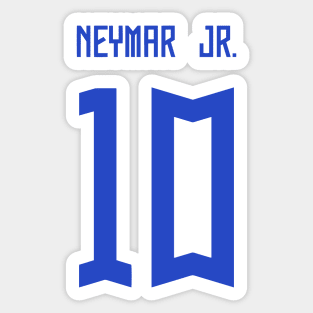 Neymar Jr Brazil White Jersey 2023 Sticker